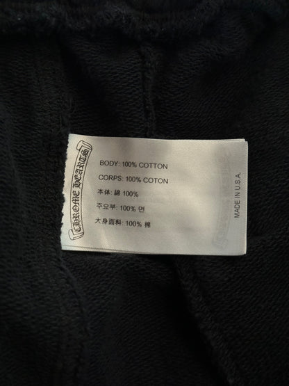 Chrome Hearts Black Cross Jacquard Horseshoe Logo Shorts