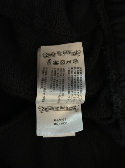 Chrome Hearts Black Cross Jacquard Horseshoe Logo Shorts