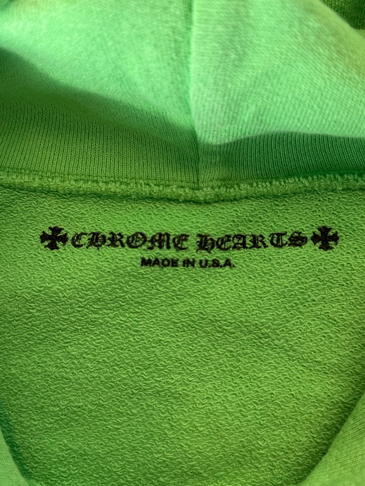 Chrome Hearts Green Sex Records Logo Hoodie