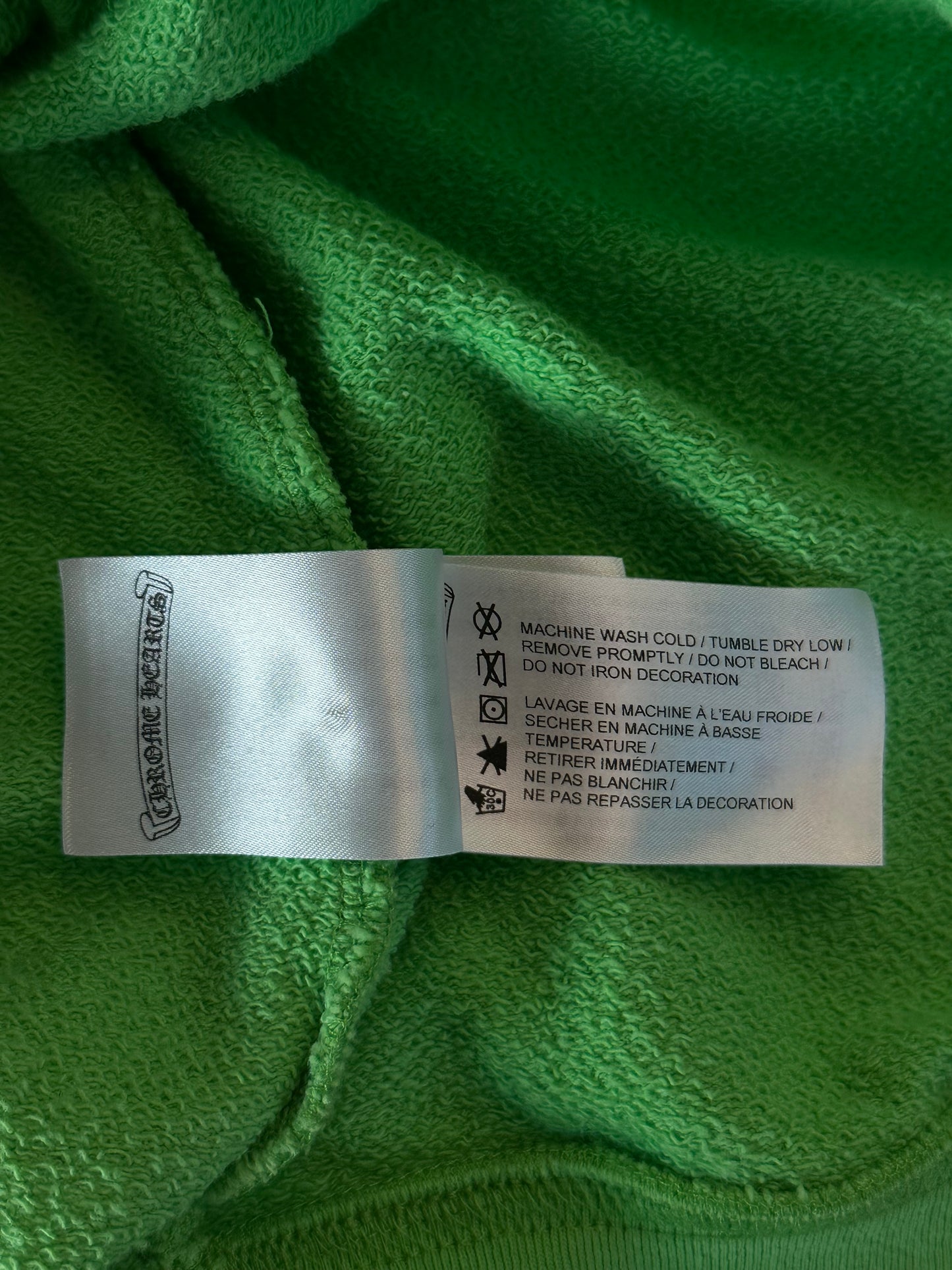 Chrome Hearts Green Sex Records Logo Hoodie