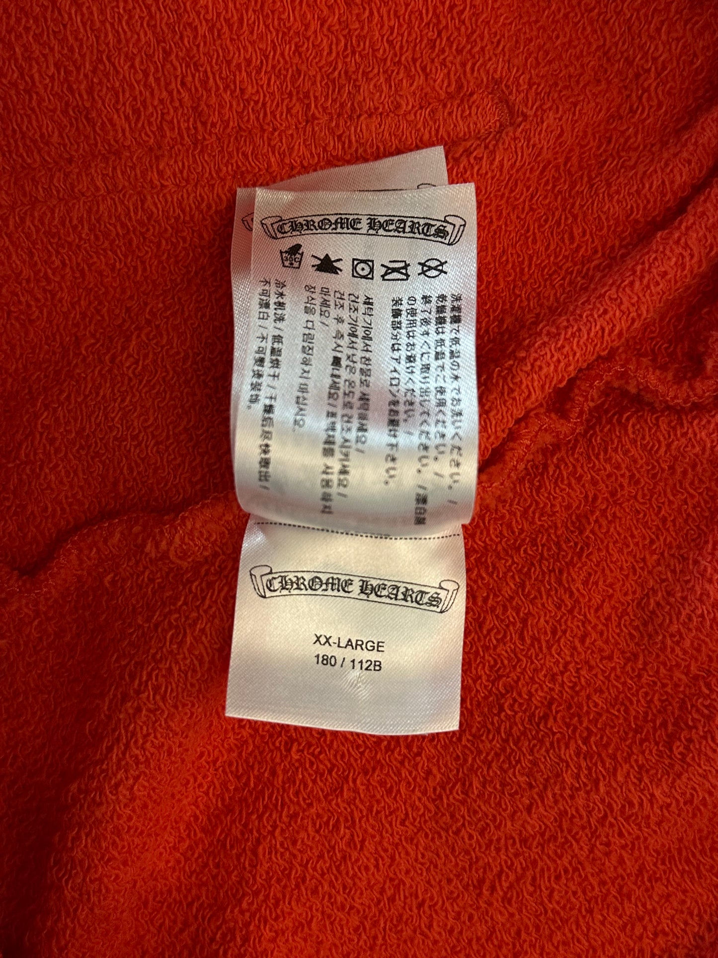 Chrome Hearts Matty Boy Red Spark Cargo Shorts