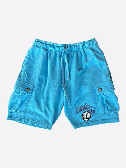 Chrome Hearts Matty Boy Blue Brand New Cargo Sweatshorts