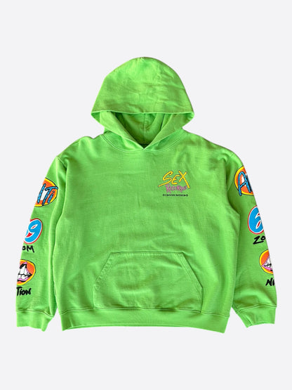 Chrome Hearts Green Sex Records Logo Hoodie