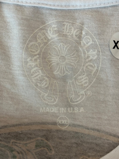 Chrome Hearts White Camouflage Horseshoe Logo T-Shirt