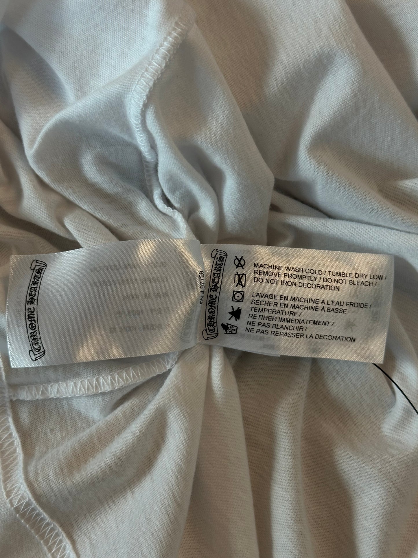 Chrome Hearts White Camouflage Horseshoe Logo T-Shirt