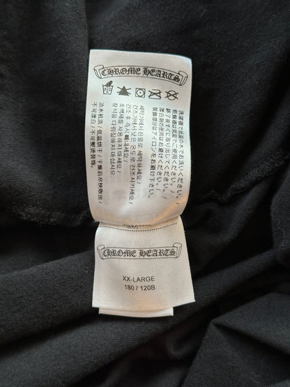 Chrome Hearts Black Cross Jacquard Horseshoe Logo Longsleeve T-Shirt