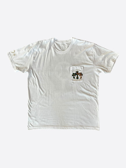 Chrome Hearts White Camouflage Horseshoe Logo T-Shirt