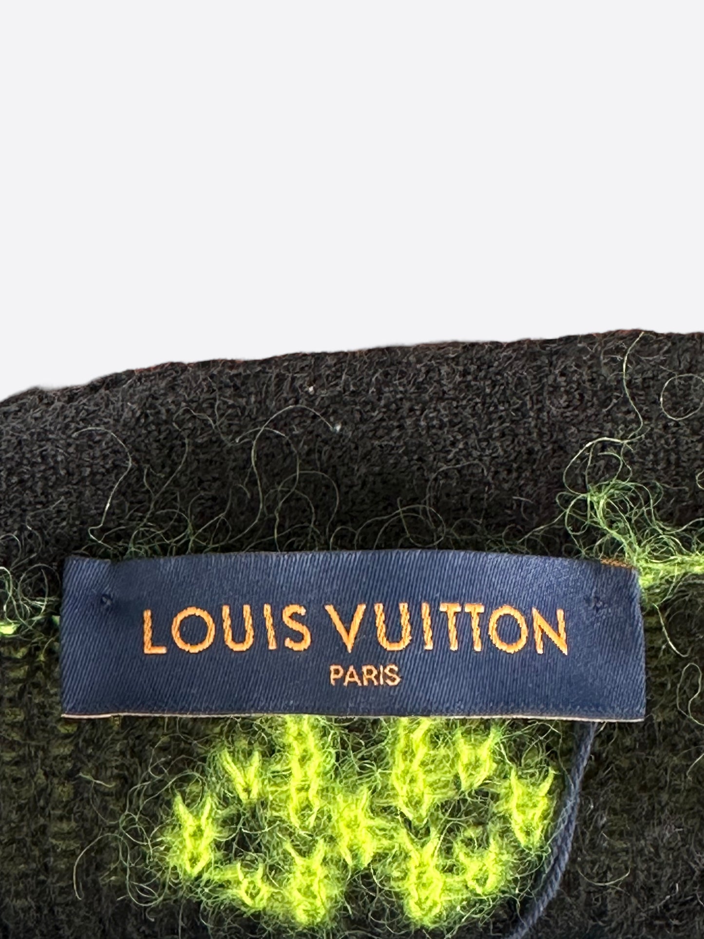 Louis Vuitton Multicolor Monogram Mohair Cardigan