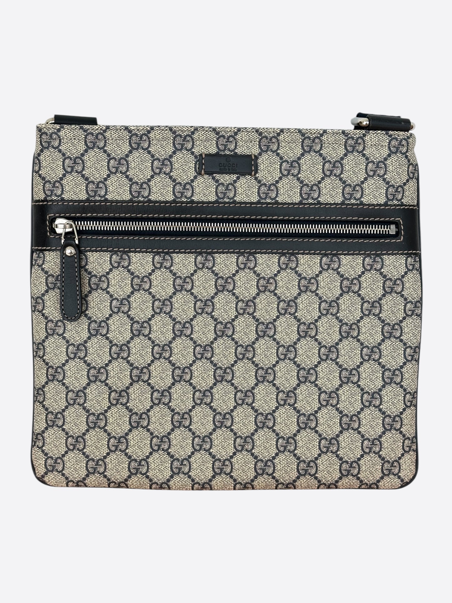 Gucci Beige GG Monogram Messenger Bag