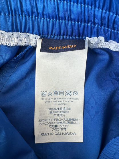 Louis Vuitton Blue Monogram Swim Shorts