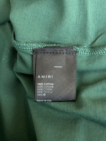 Amiri Green & White Tiger Logo T-Shirt