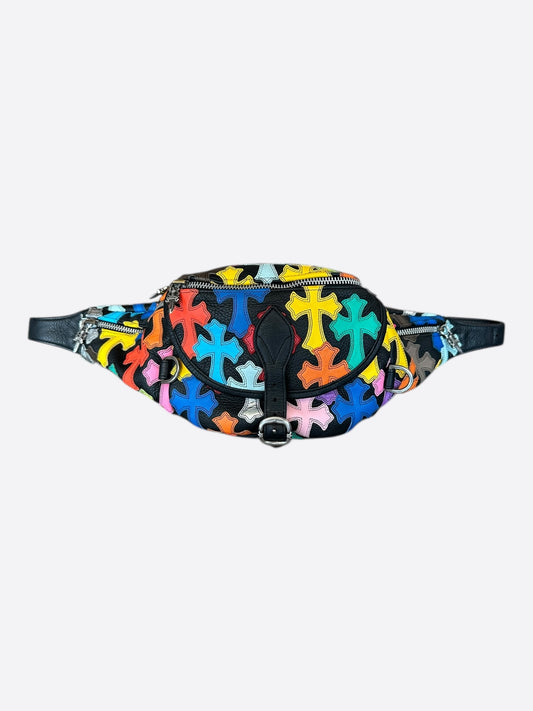 Chrome Hearts Black Multicolor Cross Patch Snat Pack