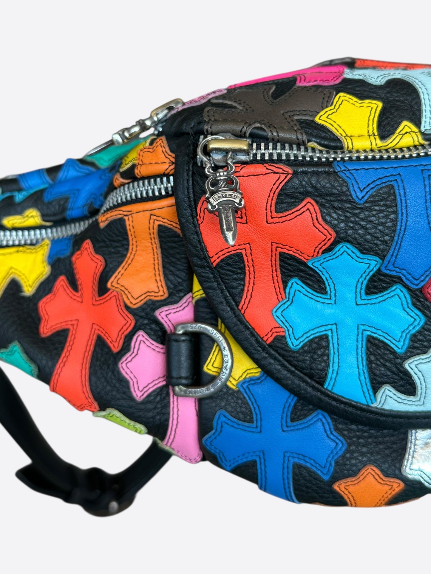 Chrome Hearts Black Multicolor Cross Patch Snat Pack