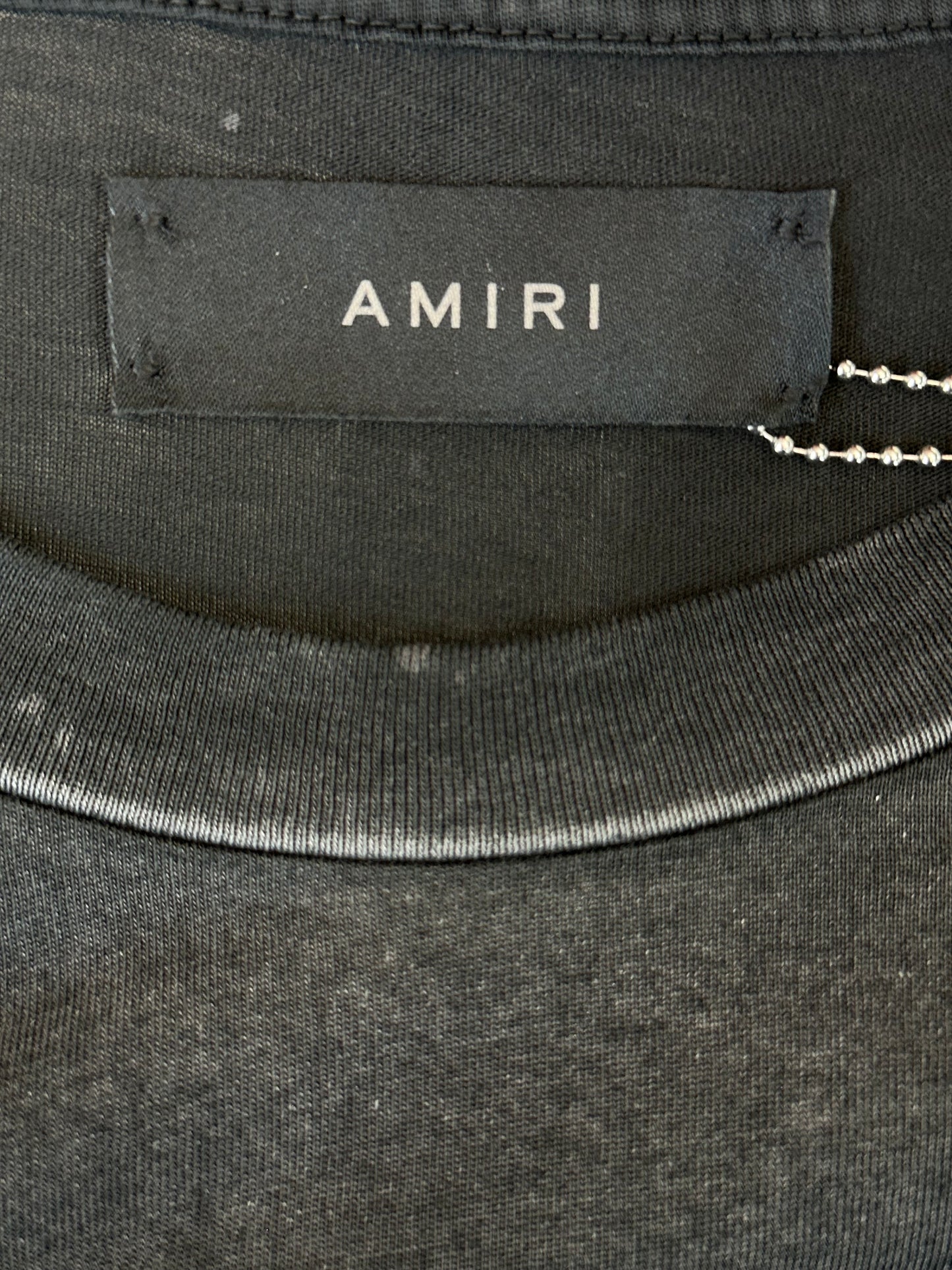 Amiri Black & White Tiger Logo T-Shirt