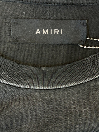 Amiri Black & White Tiger Logo T-Shirt