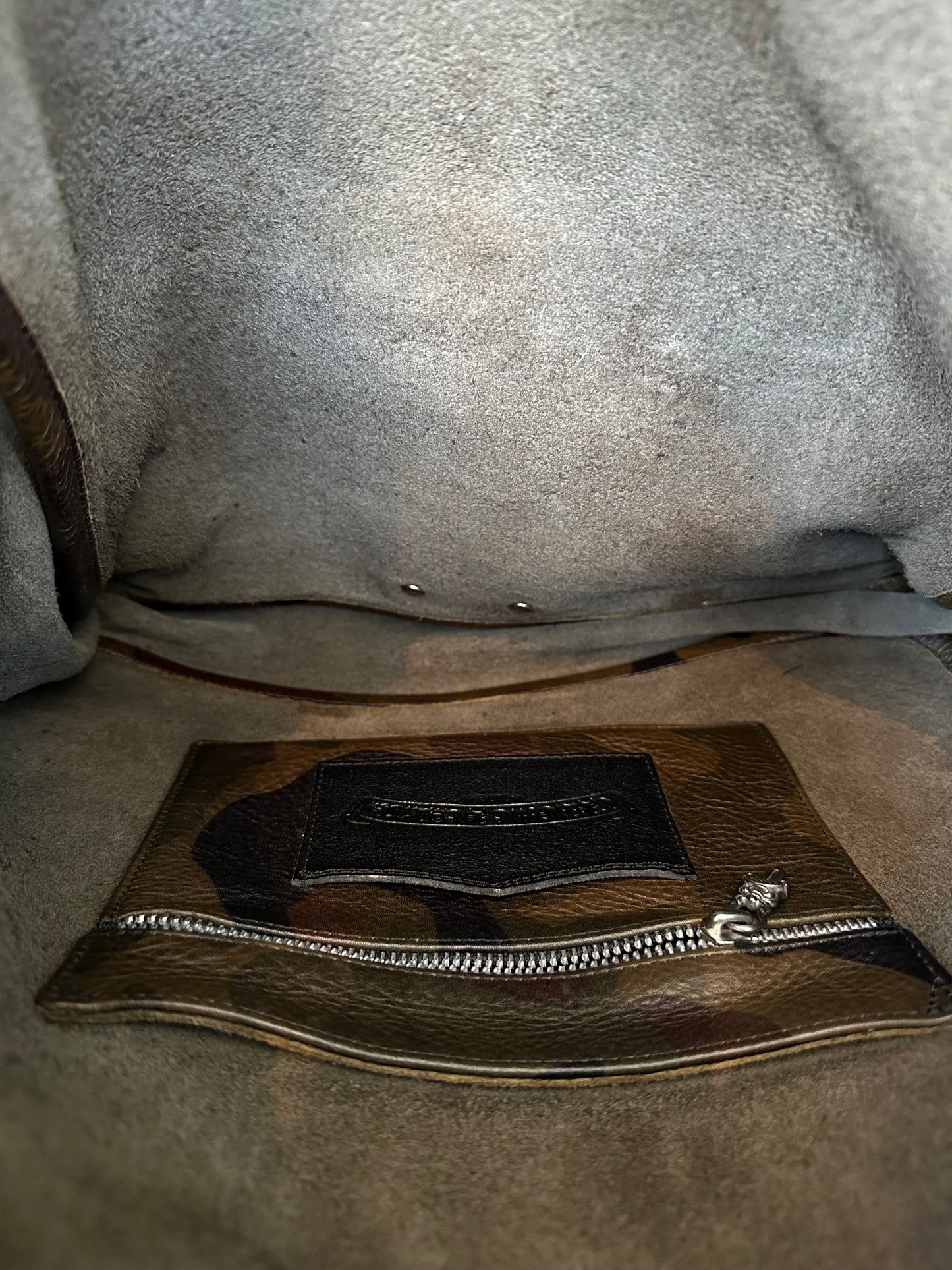 Chrome Hearts Camouflage Cross Patch Messenger Bag