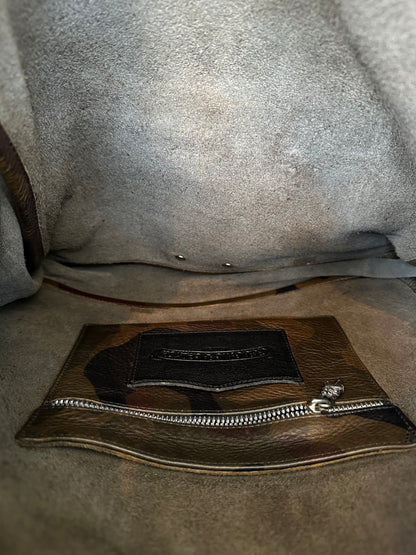 Chrome Hearts Camouflage Cross Patch Messenger Bag