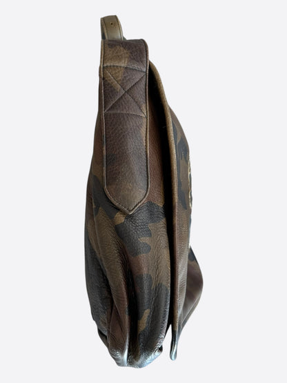 Chrome Hearts Camouflage Cross Patch Messenger Bag