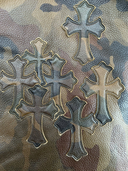 Chrome Hearts Camouflage Cross Patch Messenger Bag