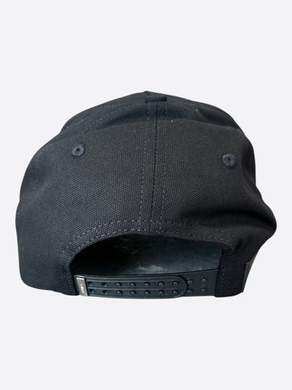 Amiri Black MA Crystal Logo Trucker Hat