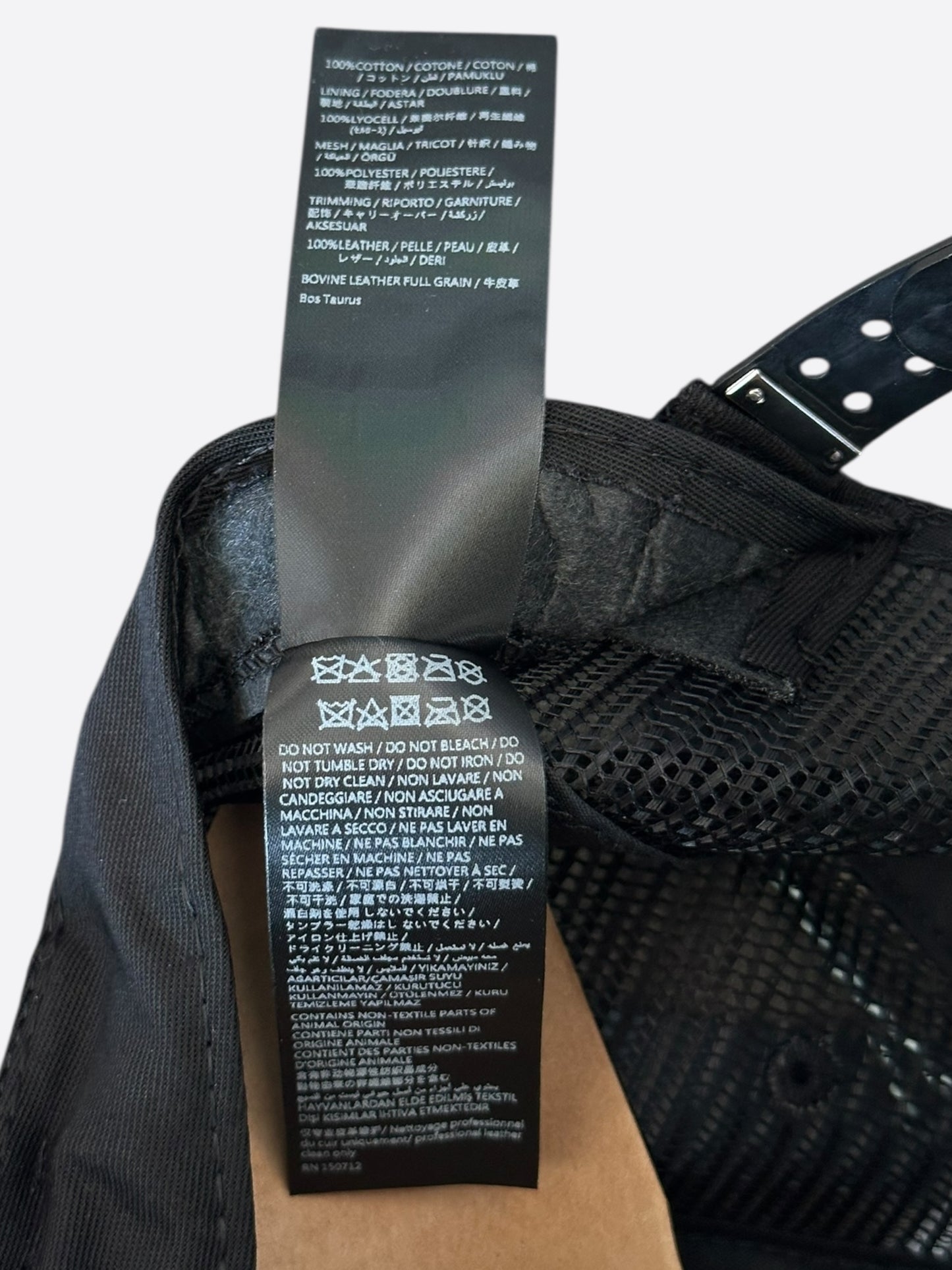 Amiri White & Blue Triple Star Trucker Hat