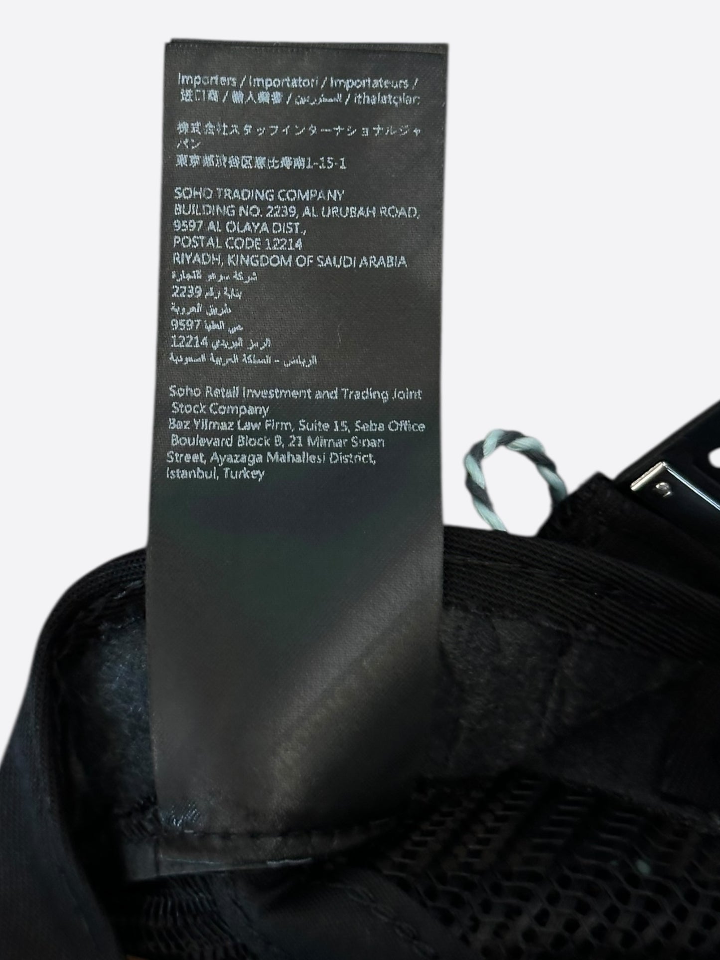 Amiri White & Blue Triple Star Trucker Hat