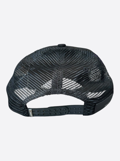 Amiri Black & Blue Core Logo Trucker Hat