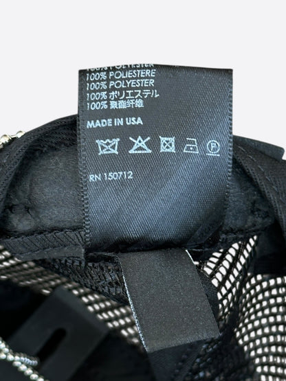 Amiri Black & Blue Core Logo Trucker Hat