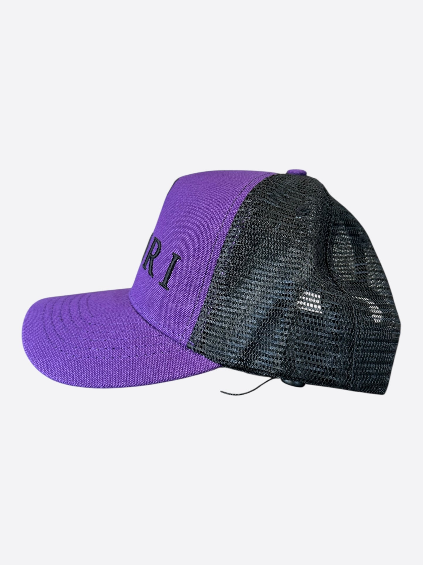 Amiri Purple & Black Logo Trucker Hat