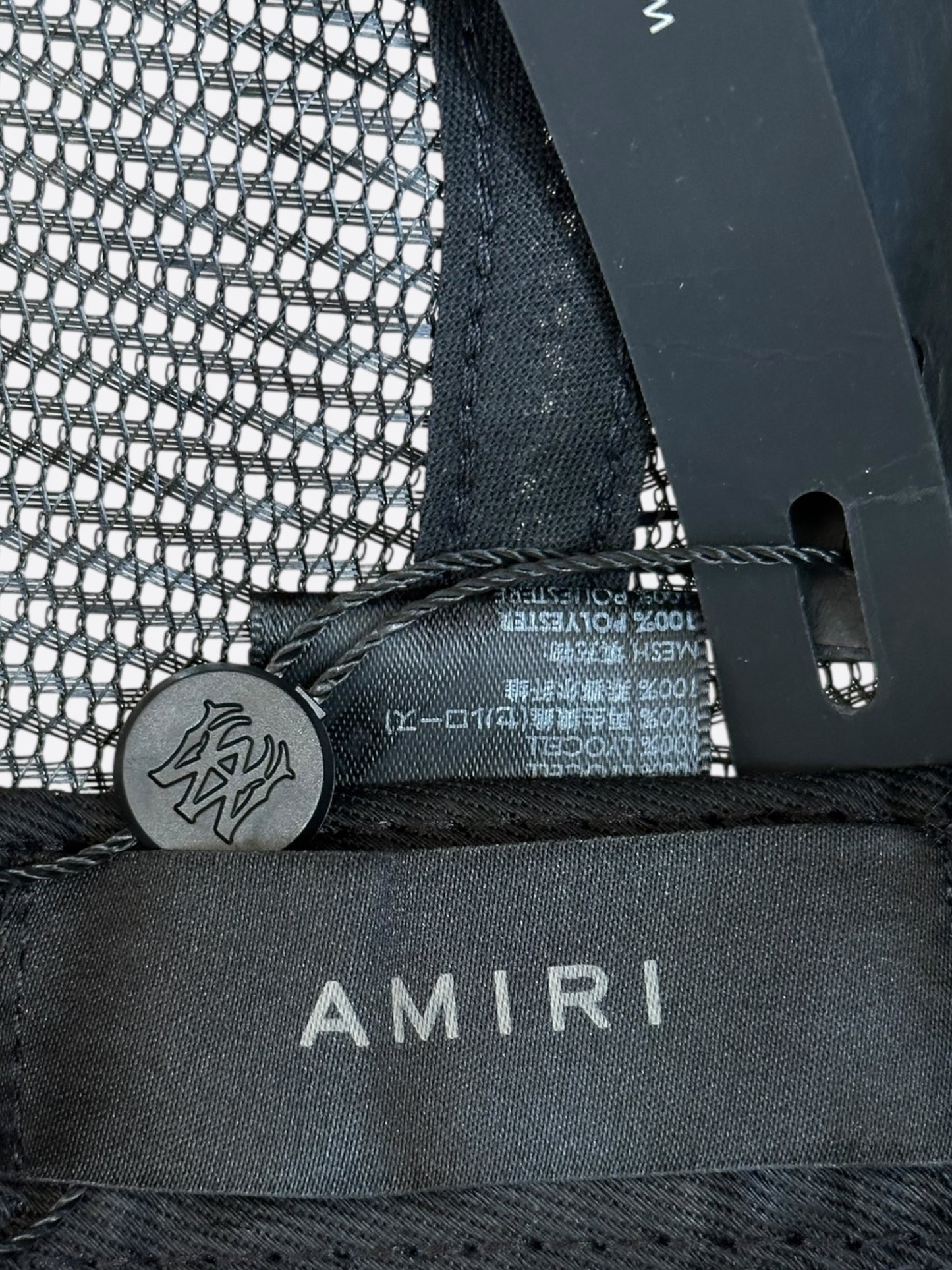 Amiri Purple & Black Logo Trucker Hat