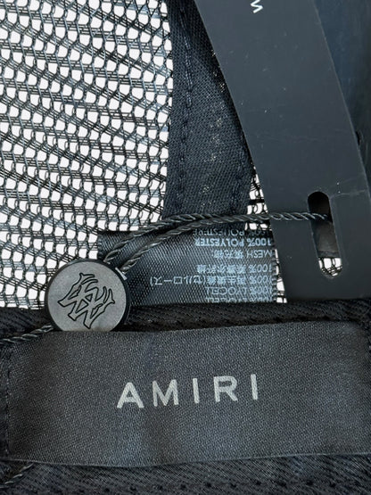 Amiri Purple & Black Logo Trucker Hat