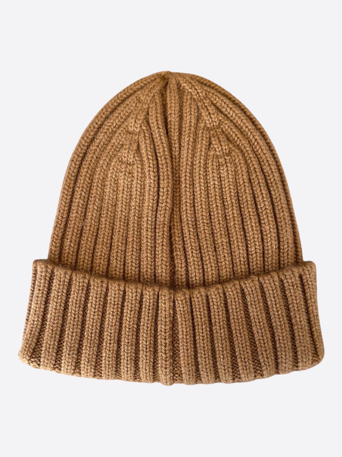 Amiri Brown & Black MA Logo Embroidered Cashmere Beanie