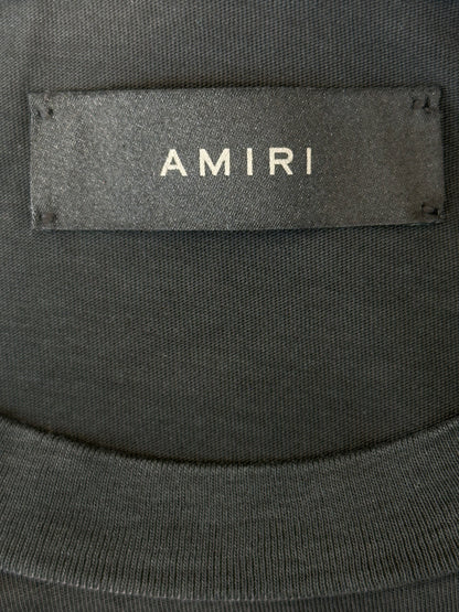 Amiri Black & White MA Logo Shotgun T-Shirt