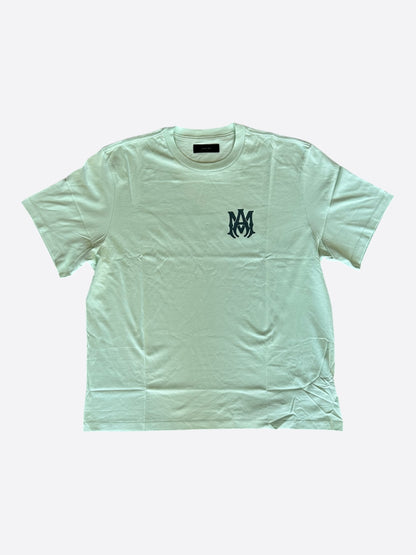 Amiri Light Blue & White MA Core Logo T-Shirt