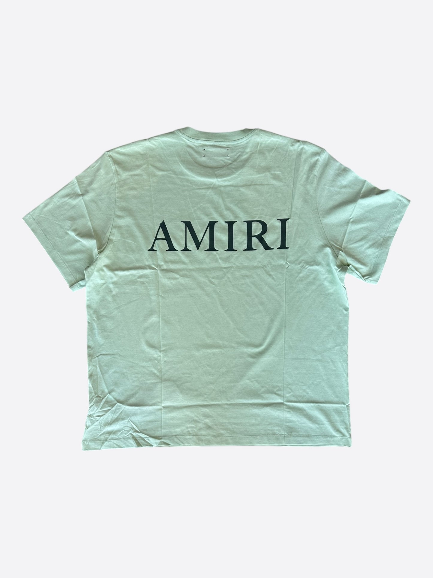 Amiri Light Blue & White MA Core Logo T-Shirt