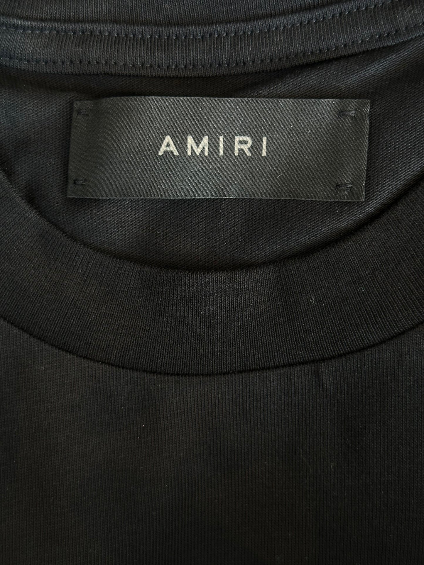 Amiri Black & White Resort Club Graphic T-Shirt