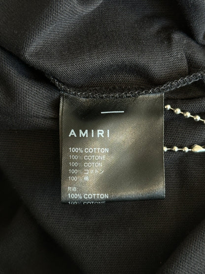 Amiri Black & White Resort Club Graphic T-Shirt