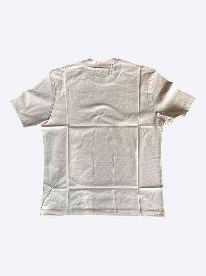 Amiri Cream & Black Core Logo T-Shirt