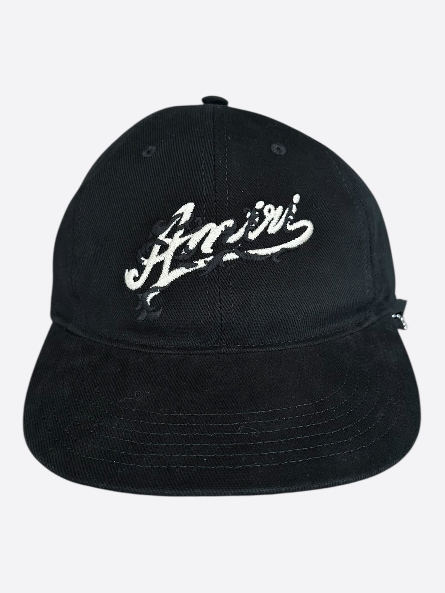 Amiri Black & White Baroque Logo Hat