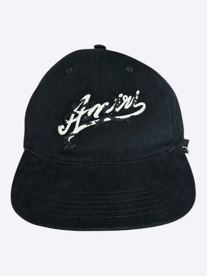 Amiri Black & White Baroque Logo Hat