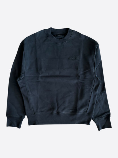 Amiri Black Embroidered Core Logo Hoodie