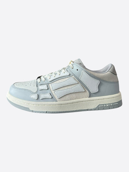 Amiri Grey & White Skel Low Top Sneakers