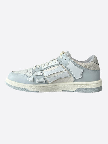 Amiri Grey & White Skel Low Top Sneakers