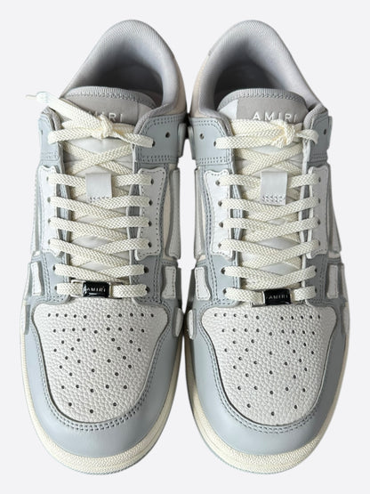 Amiri Grey & White Skel Low Top Sneakers