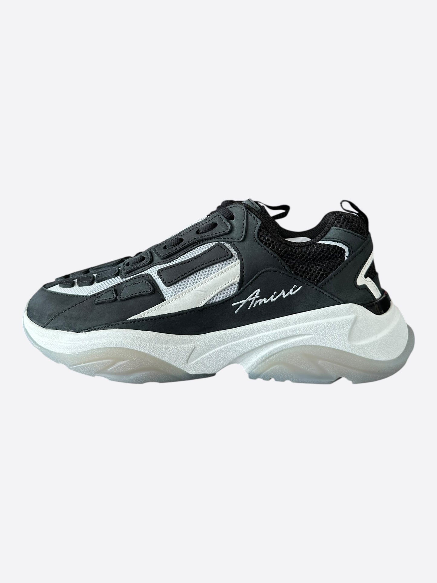 Amiri Black & White Bones Runners