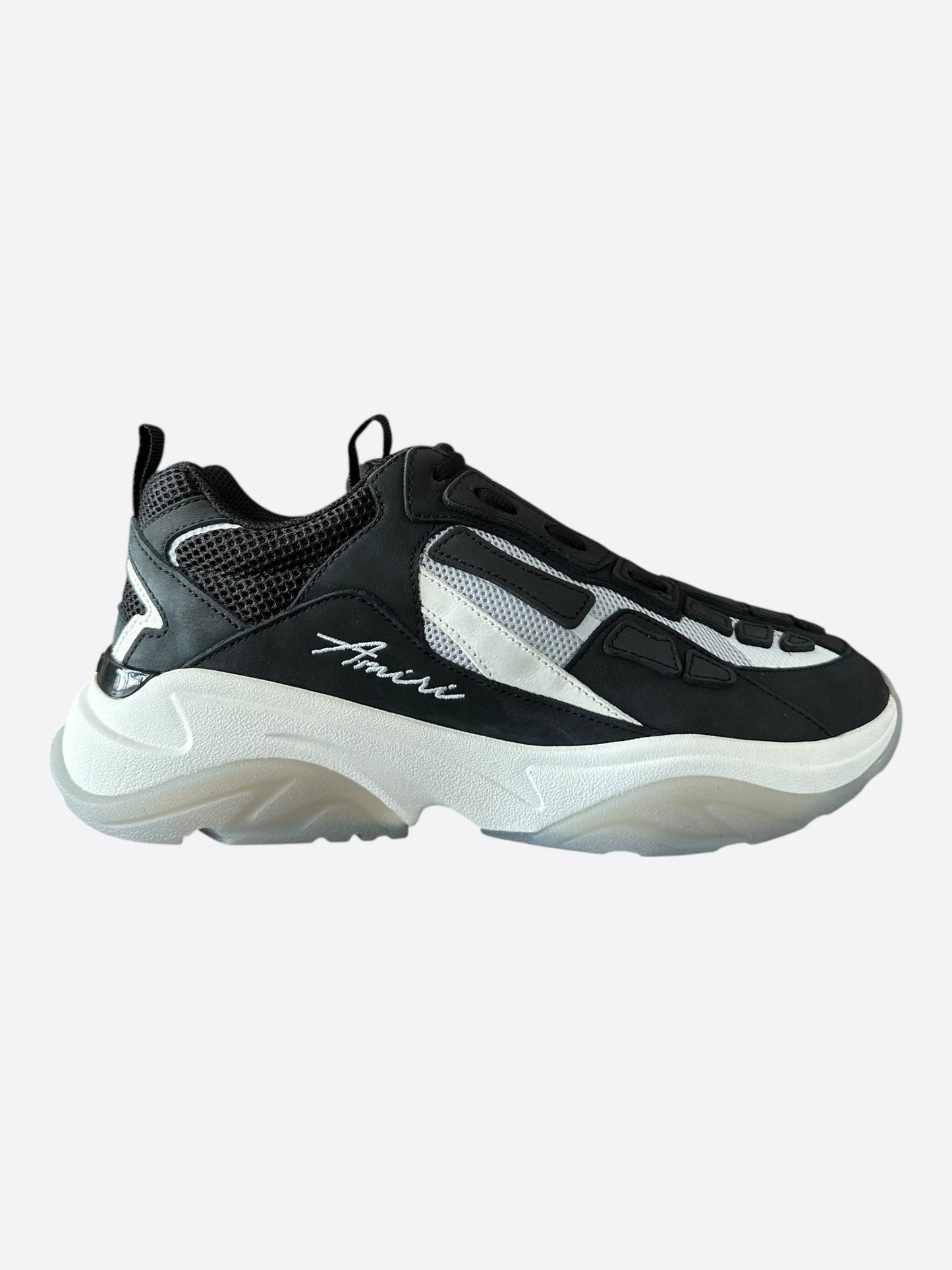 Amiri Black & White Bones Runners