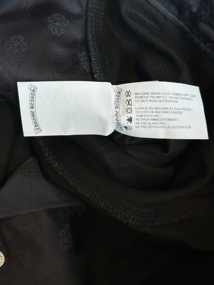 Chrome Hearts Black & Blue Cross Patch Carpenter Pants