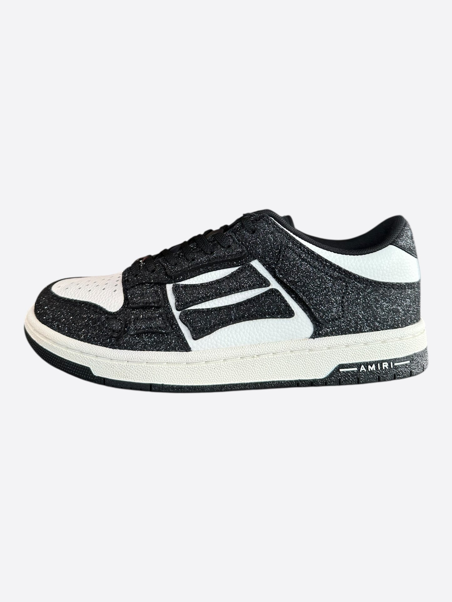 Amiri Black Crystal Skel Low Top Women's Sneakers