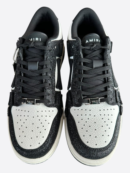Amiri Black Crystal Skel Low Top Women's Sneakers