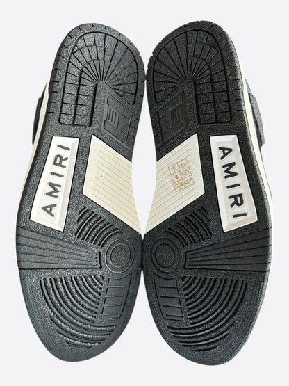 Amiri Black Crystal Skel Low Top Women's Sneakers